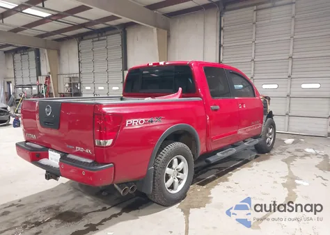 2012 Nissan Titan Pro-4X z USA, uszkodzony, nr VIN 1N6BA0ECXCN322271